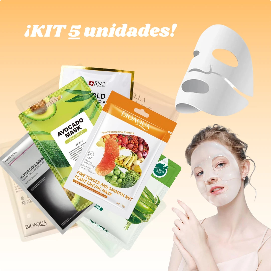 Kit 5 Mascarillas Boost Rejuvenecedor