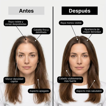 Sérum Capilar Elimina Entradas + Relleno de Zonas Despobladas