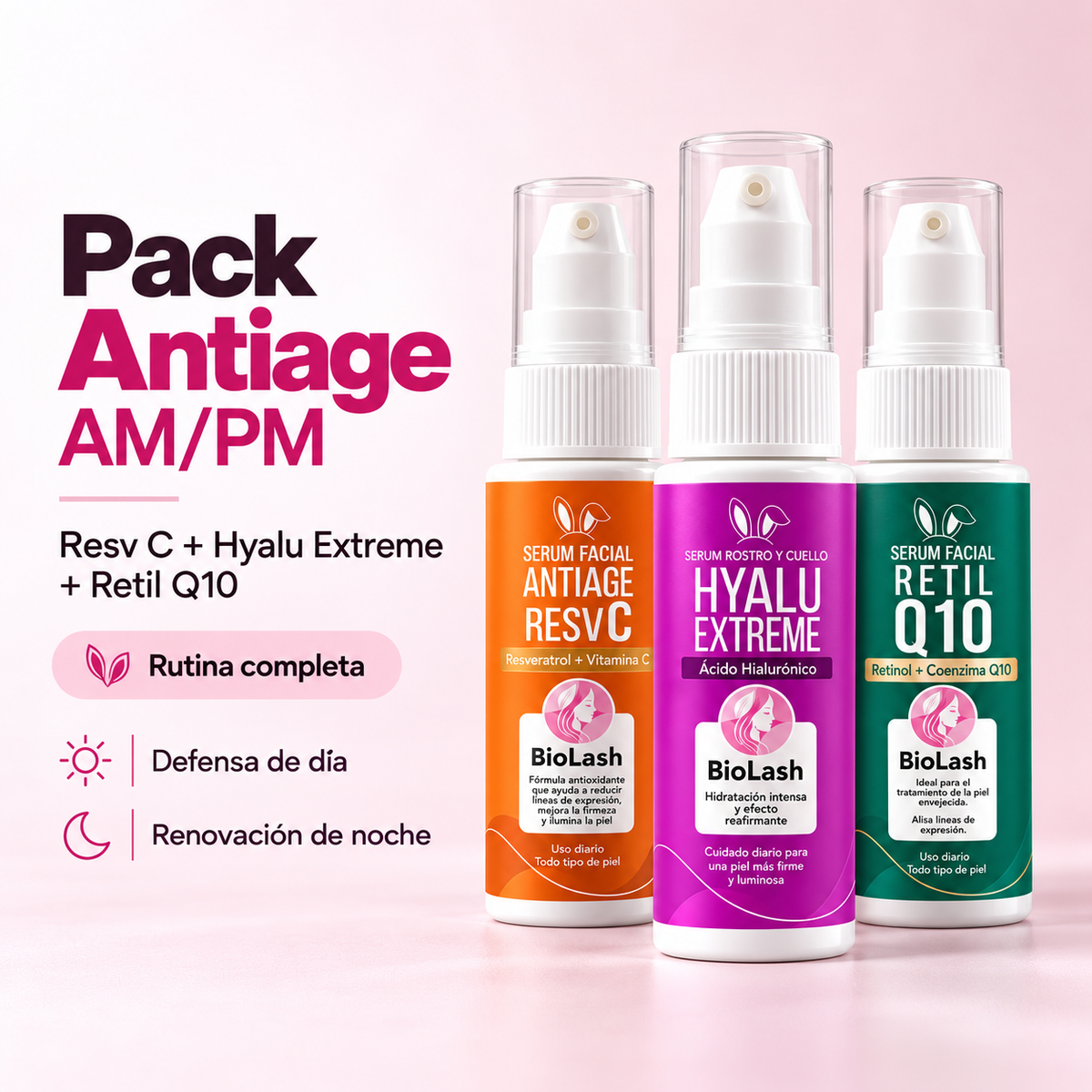 Pack Antiage AM PM BioLash